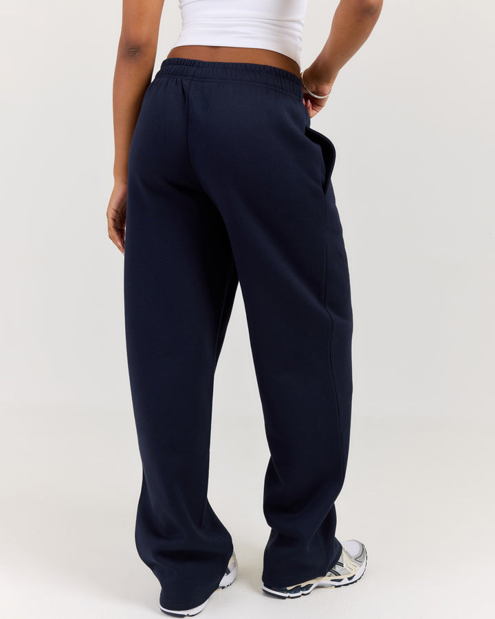 Classic Straight Leg Pants - Navy