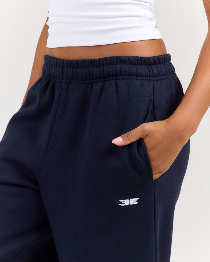 Classic Straight Leg Pants - Navy
