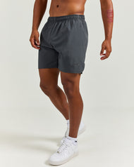 Woven Tech Shorts - Charcoal