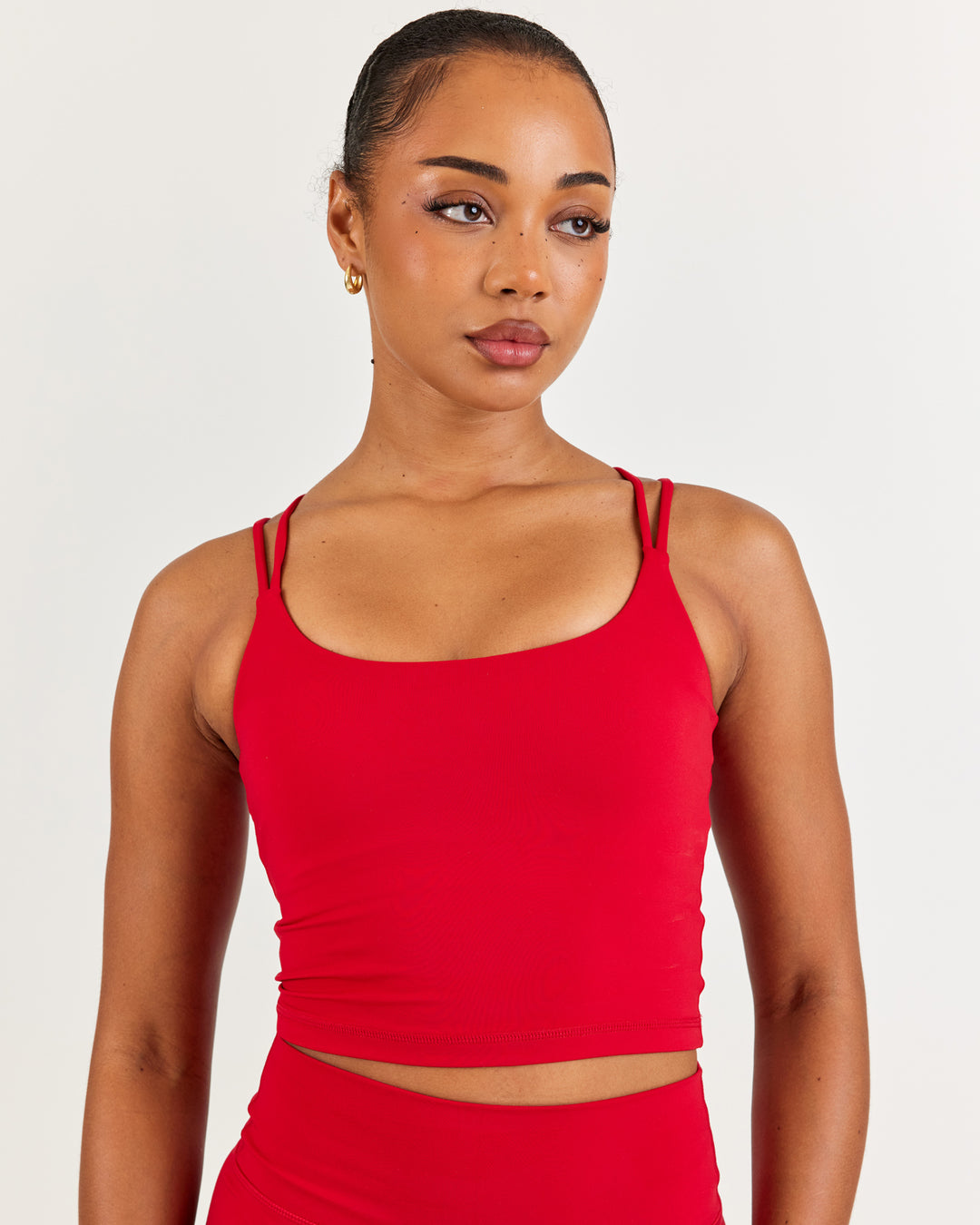 Aura Thin Strap Tank - Sweetheart