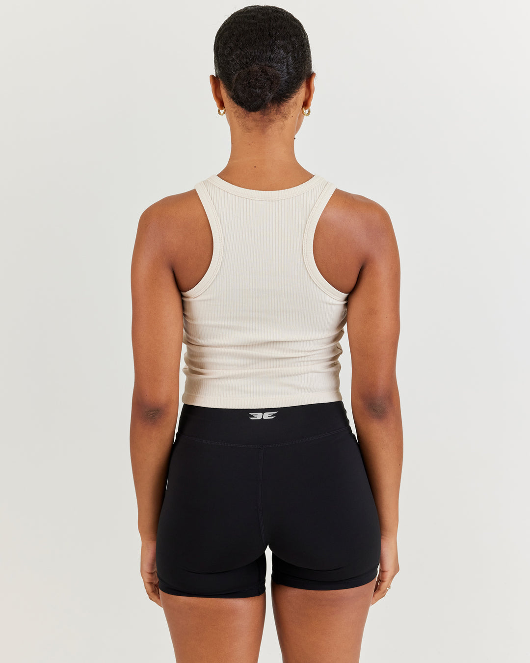 EE Ribbed Singlet - Bone