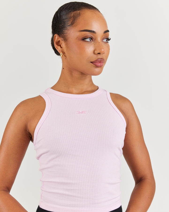 EE Ribbed Singlet - Pink