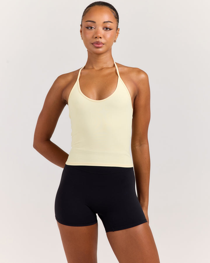 EE Thin Halter Tank - Yellow