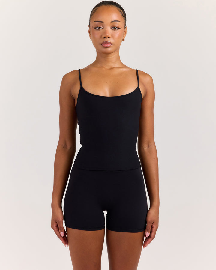 EE Thin Strap Tank - Black