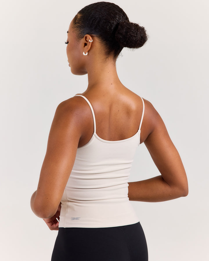 EE Thin Strap Tank - Stone
