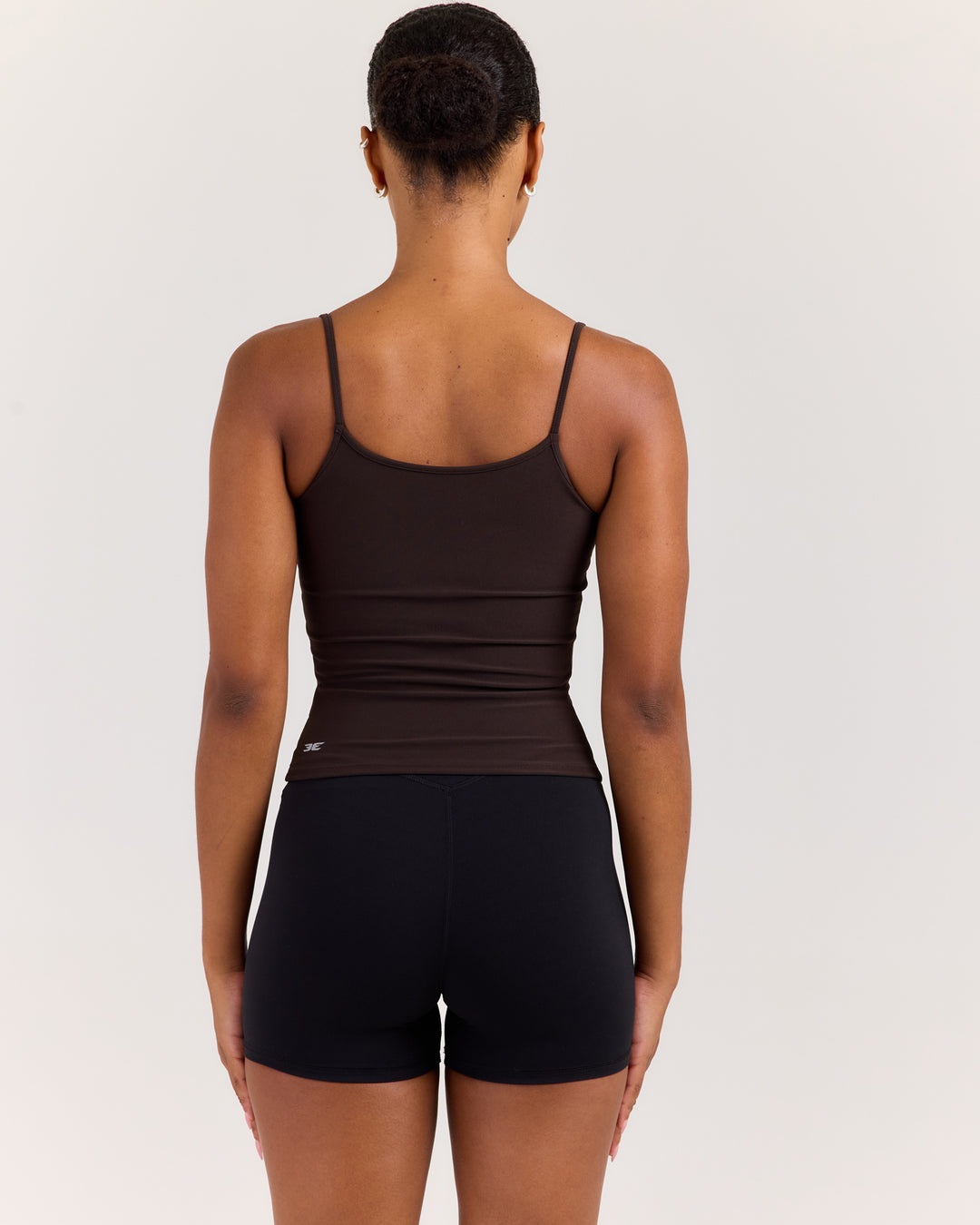 EE Thin Strap Tank - Coffee Bean