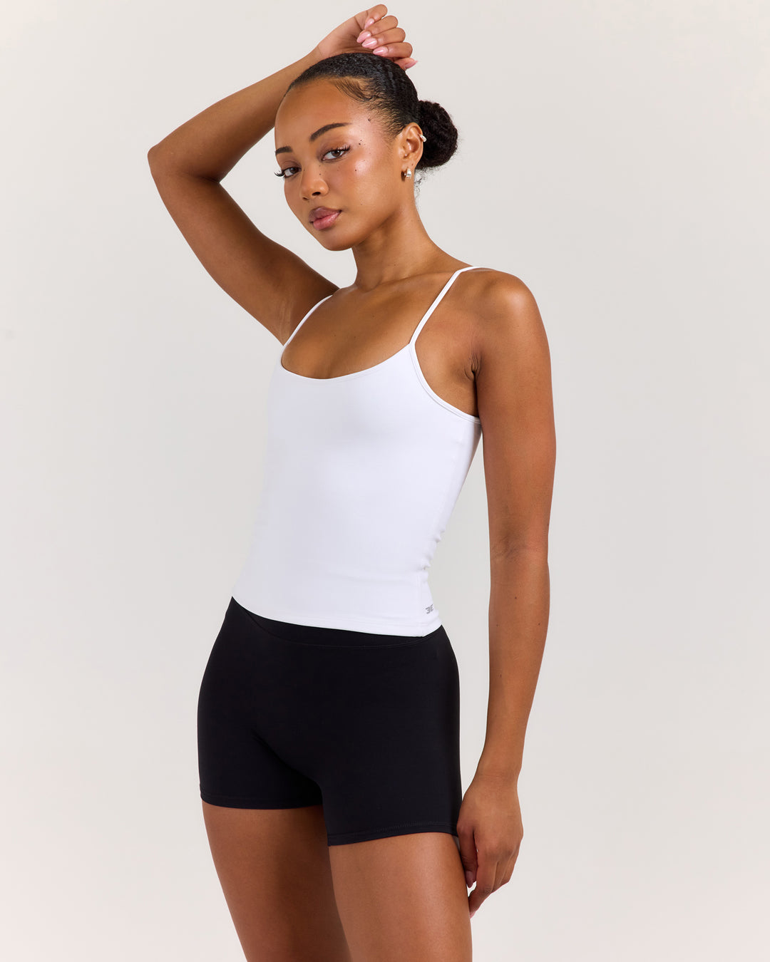 EE Thin Strap Tank - White
