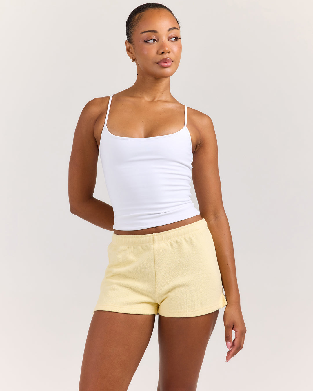 Terry Towelling Shorts - Butter