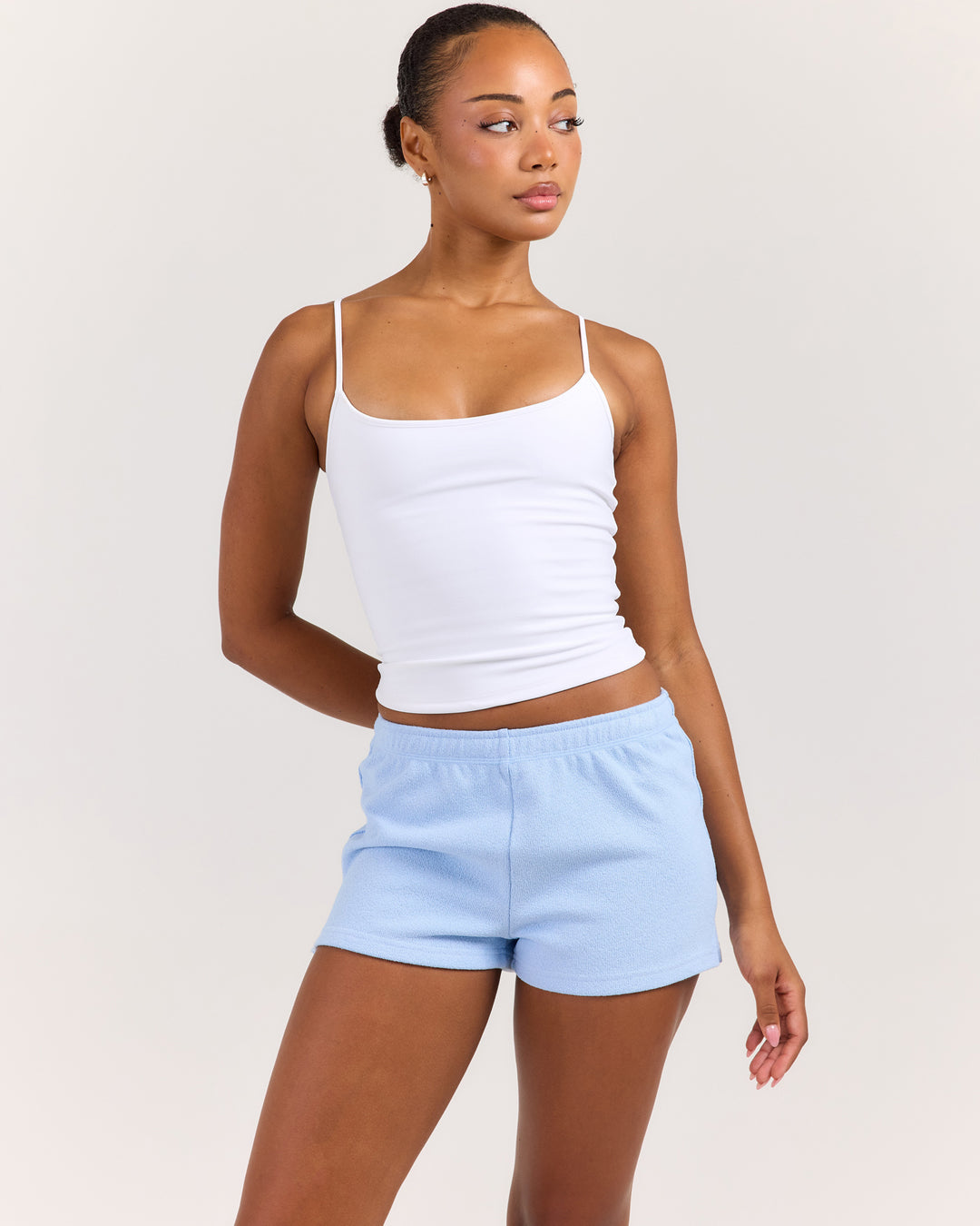 Terry Towelling Shorts - Blue