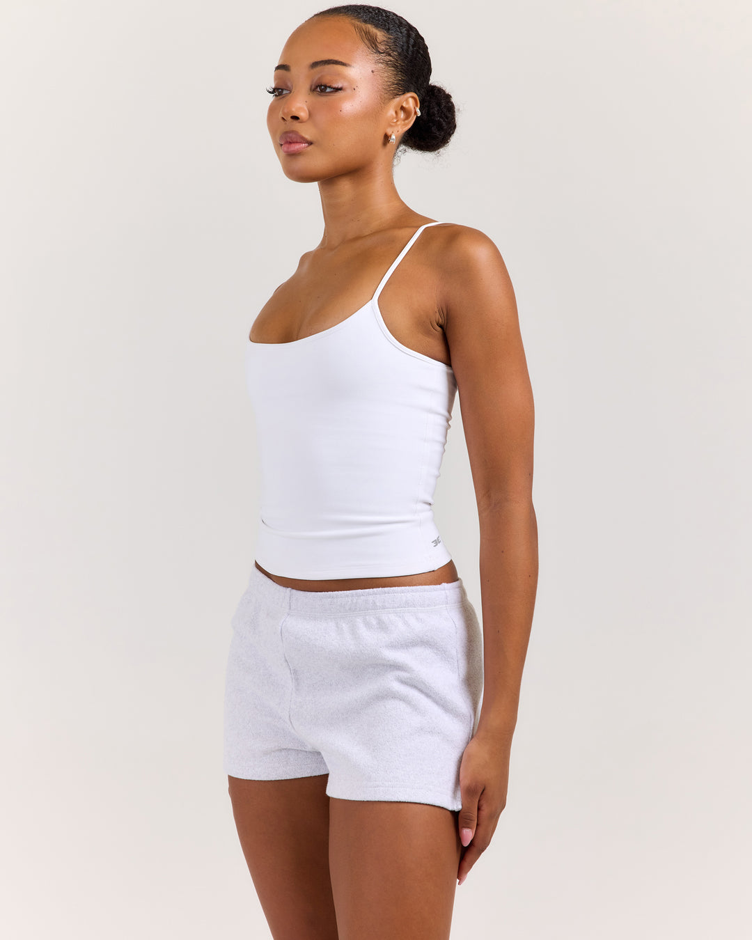 Terry Towelling Shorts - Grey