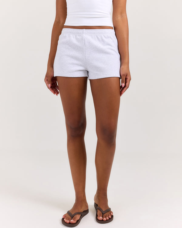 Terry Towelling Shorts - Grey