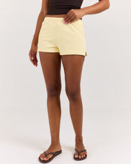 Terry Towelling Shorts - Butter