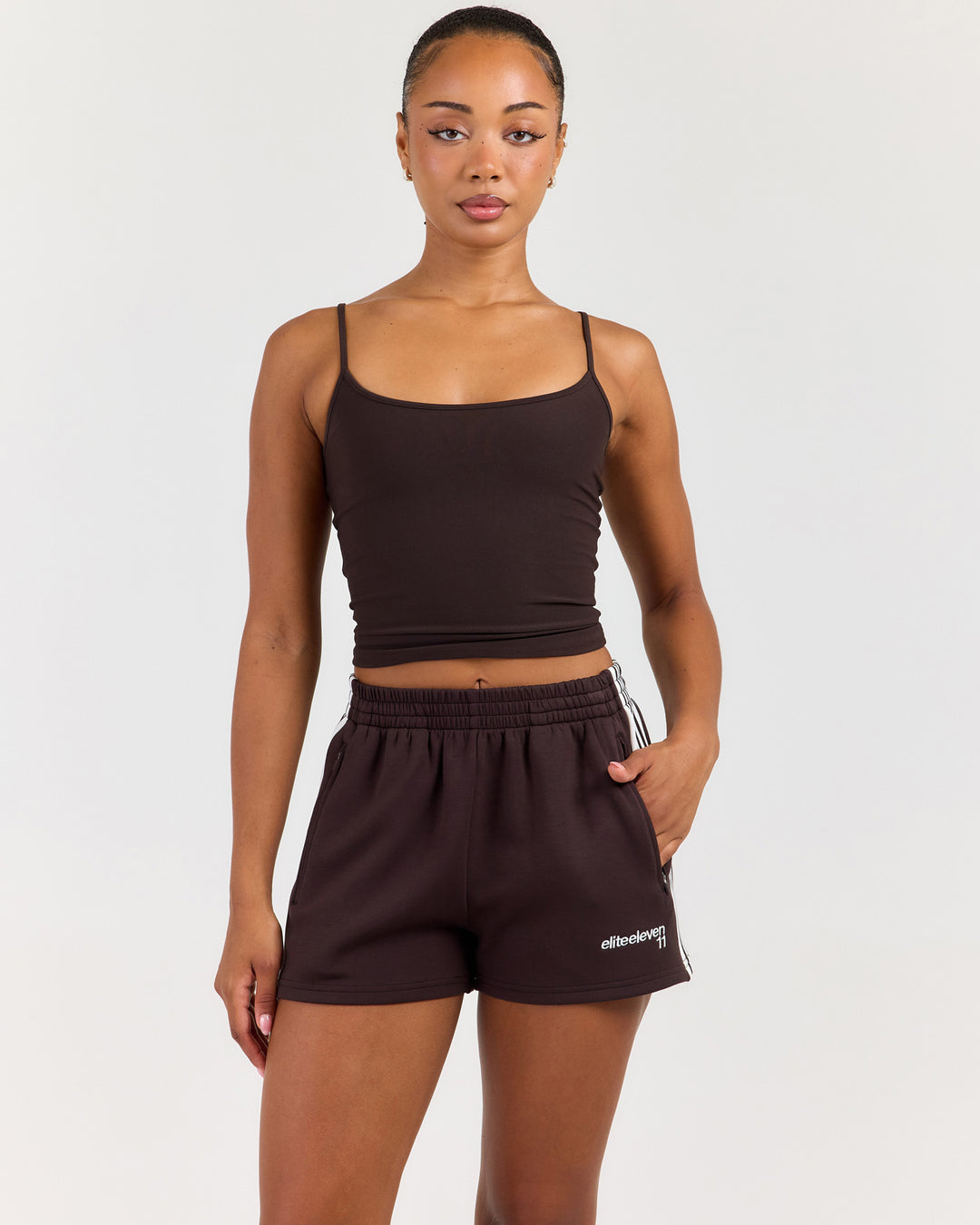 Airweave Mini Shorts - Coffee Bean