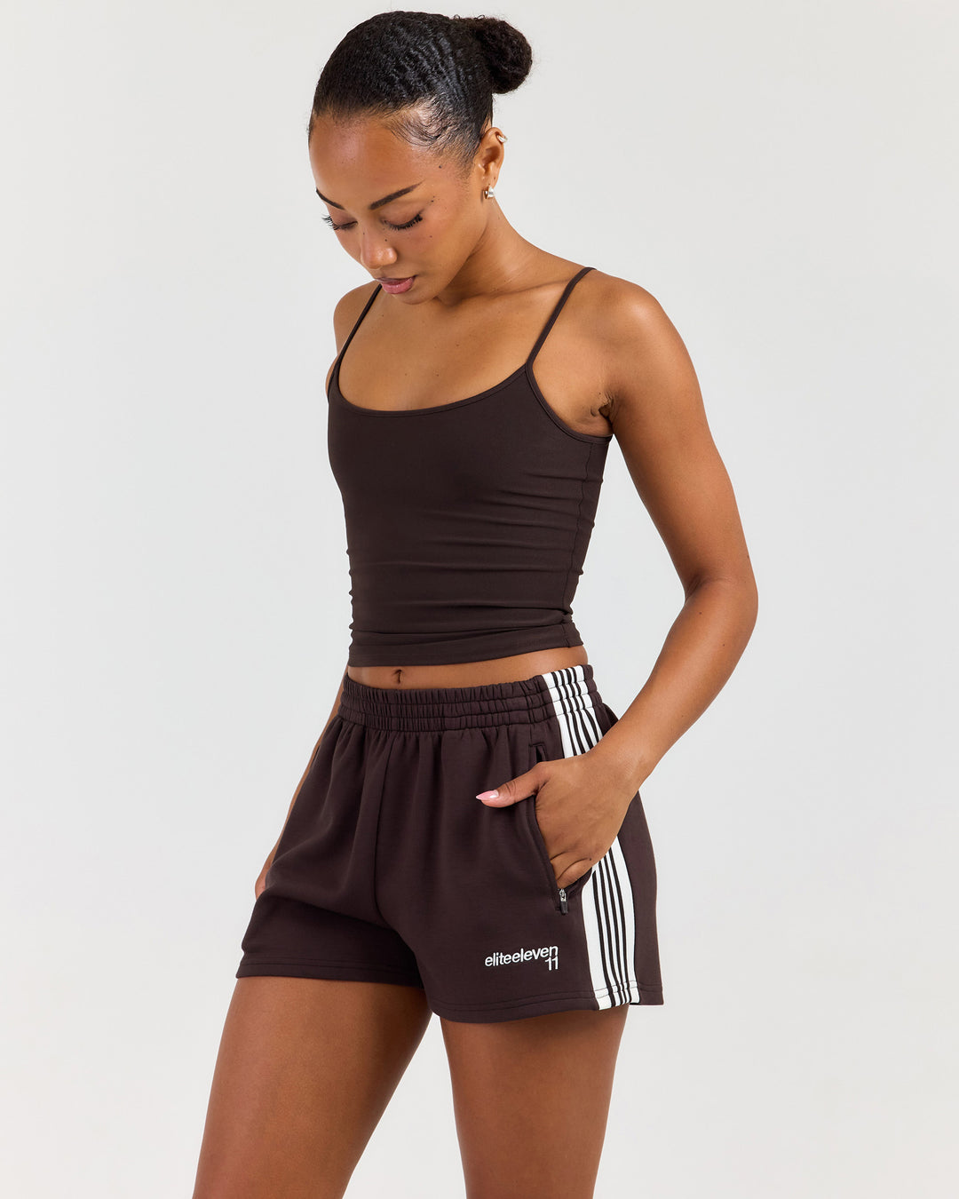 Airweave Mini Shorts - Coffee Bean