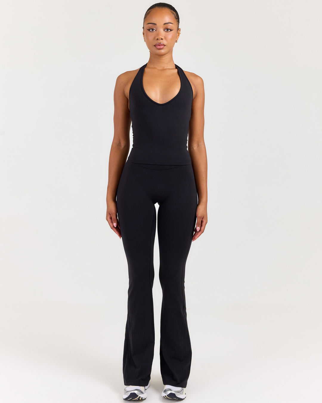 Luna Flare Leggings - Black