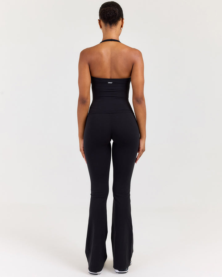 Luna Flare Leggings - Black