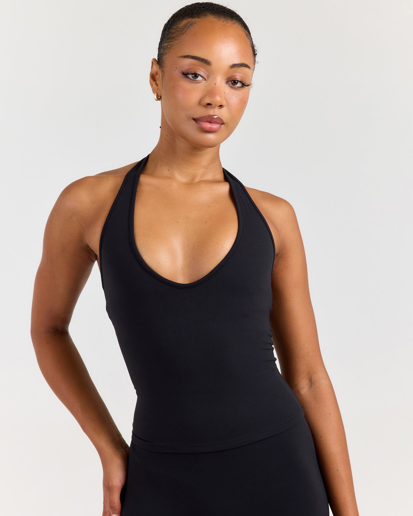 Luna Halter Tank - Black – Elite Eleven