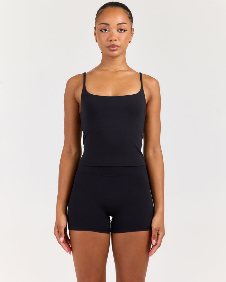 Luna Bend Tank - Black
