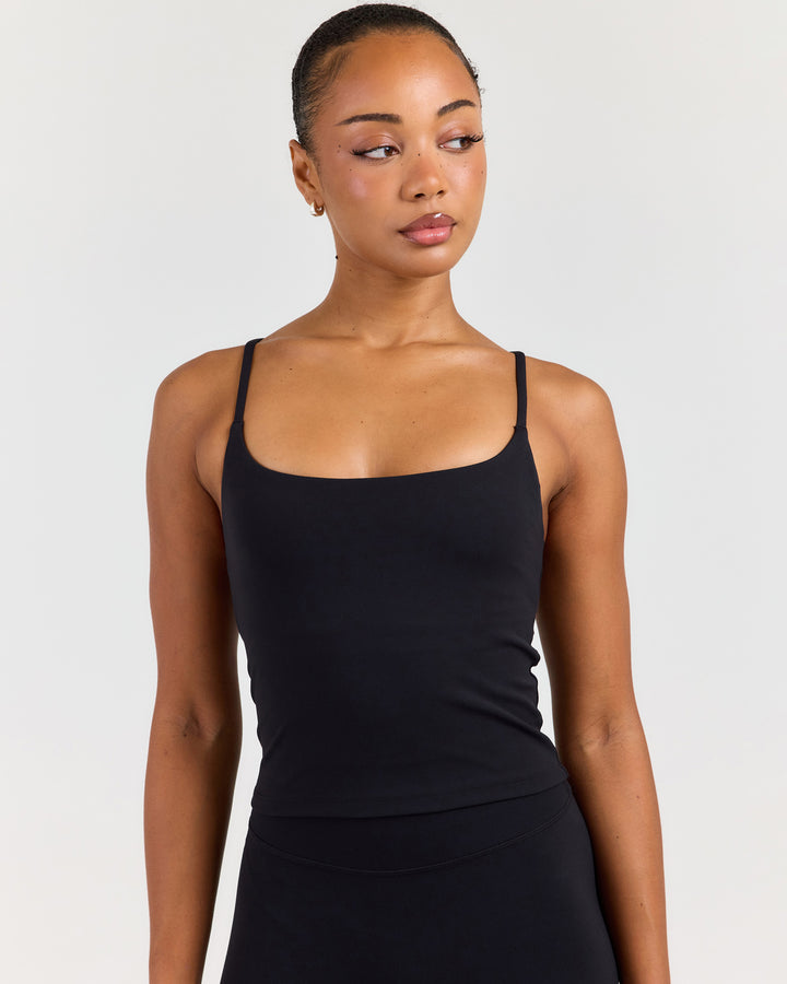 Luna Bend Tank - Black