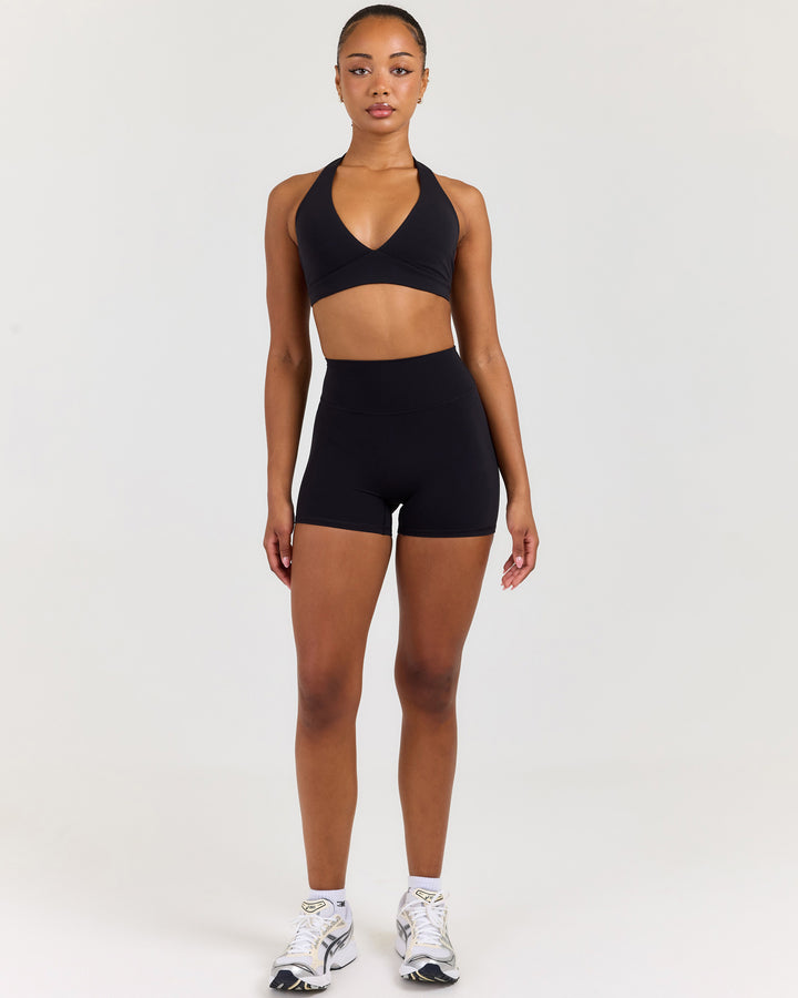 Luna Mini Shorts - Black