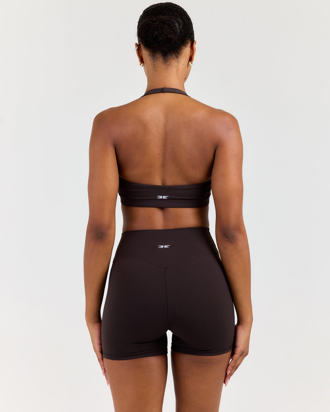 Luna Halter Bra - Coffee Bean