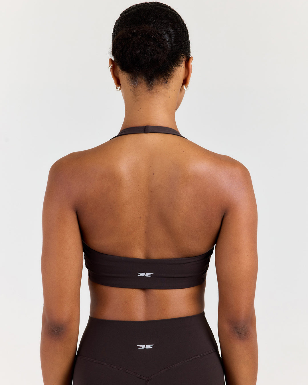Luna Halter Bra - Coffee Bean