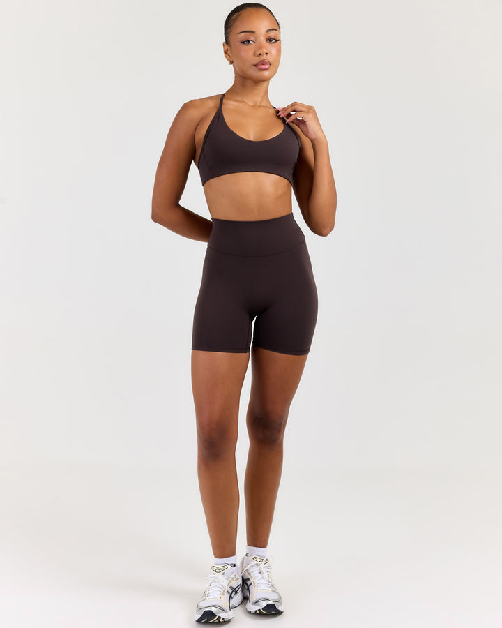 Luna Shorts - Coffee Bean