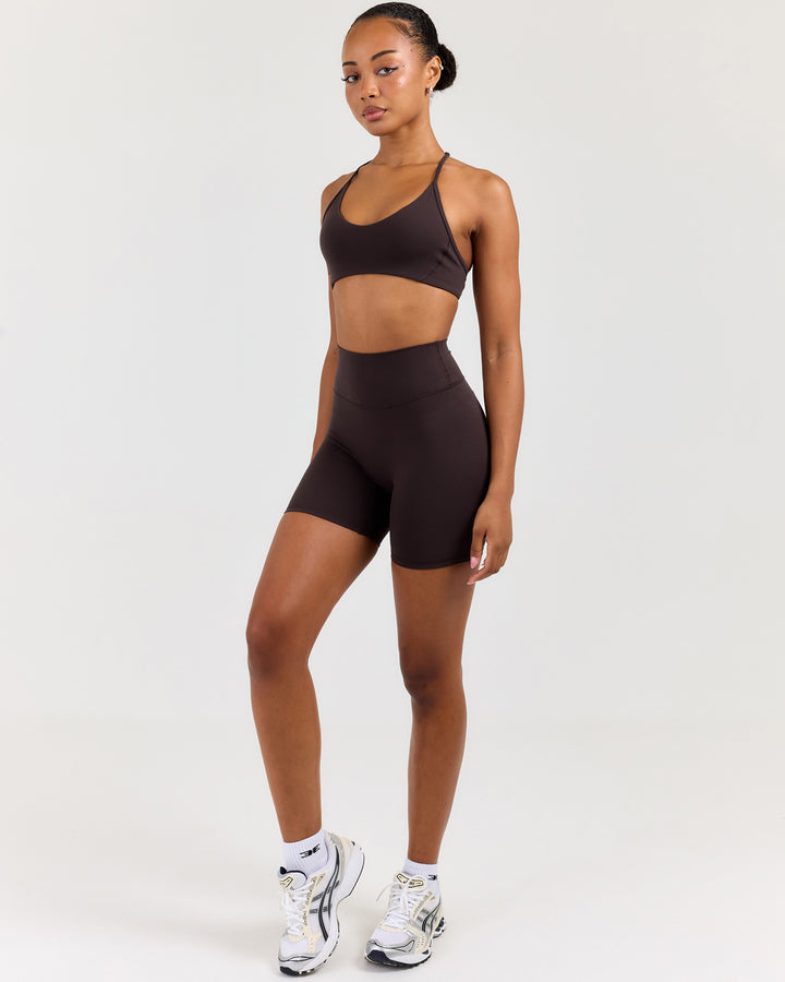 Luna Shorts - Coffee Bean