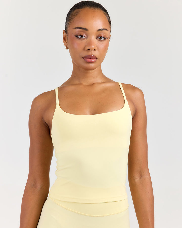 Luna Bend Tank - Butter