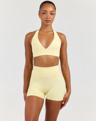 Luna Halter Bra - Butter