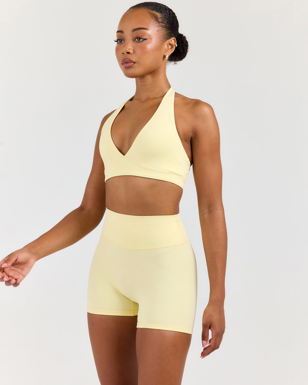 Luna Halter Bra - Butter