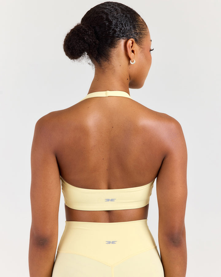 Luna Halter Bra - Butter