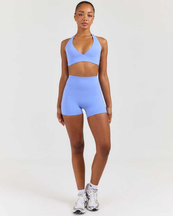Luna Mini Shorts - Cloud Blue