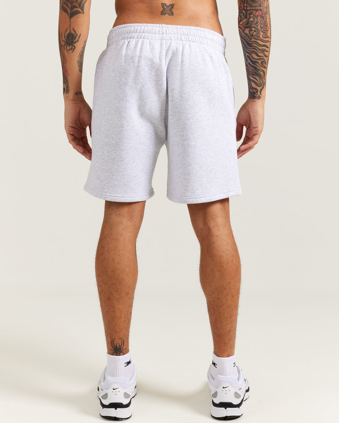 Omni Men's Shorts - Grey Marle/Cherry Cola