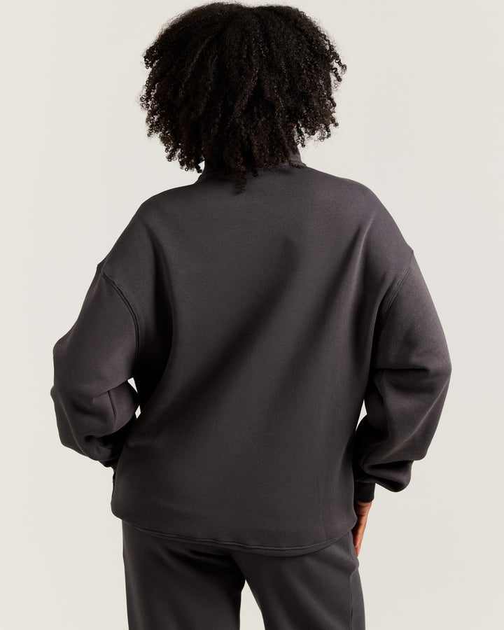 Omni Unisex 1/4 Zip - Charcoal