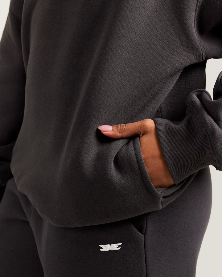 Omni Unisex 1/4 Zip - Charcoal