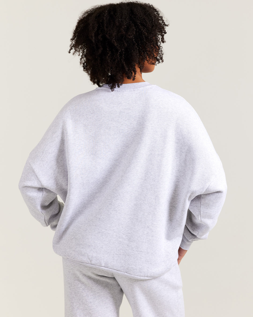 Omni Unisex Crewneck - Grey Marle/Cherry Cola