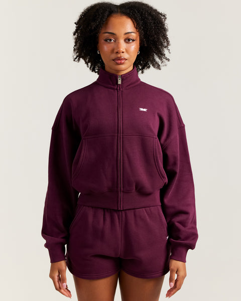 【elie】 Omni Relaxed Zip Through - Cherry Cola – Elite Eleven