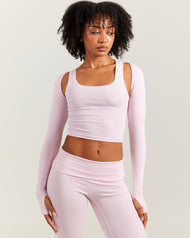 EE Lounge Shrug - Baby Pink