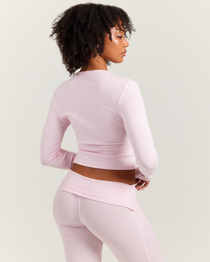 EE Lounge Long Sleeve - Baby Pink