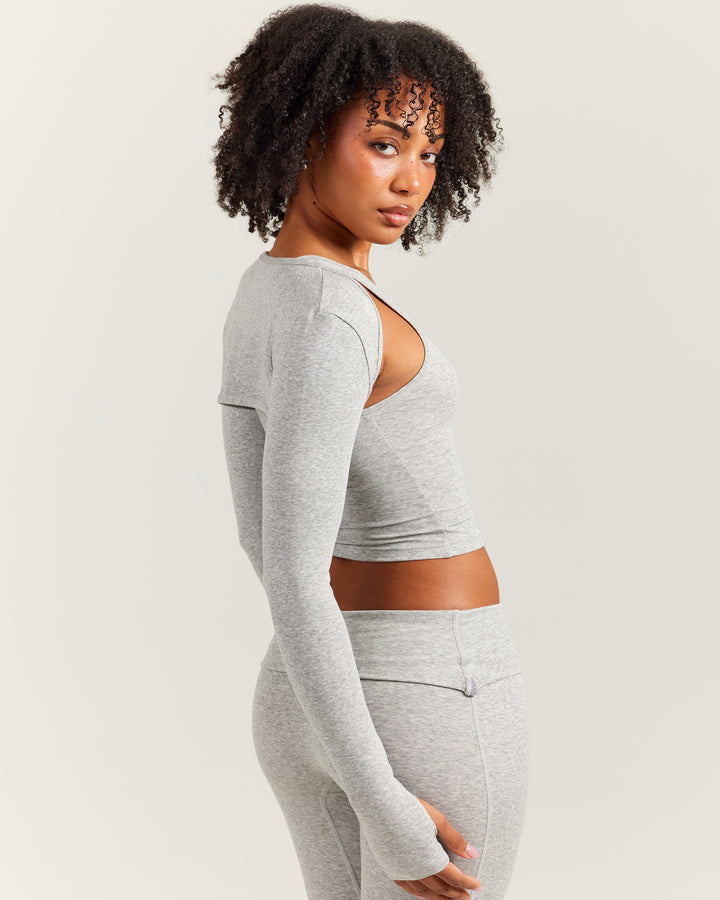 EE Lounge Shrug - Heather Grey