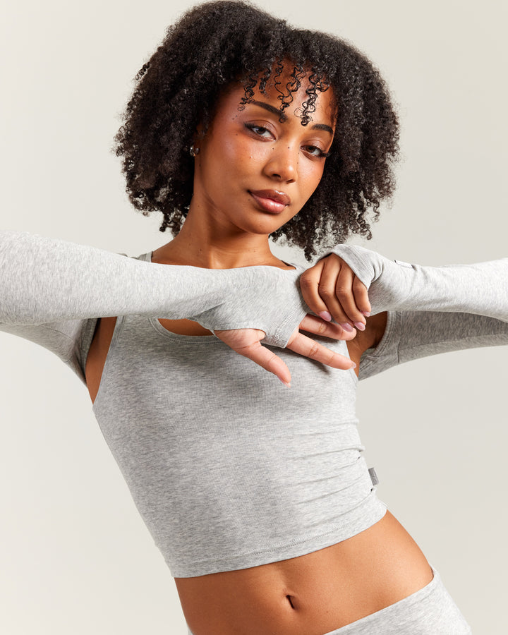 EE Lounge Shrug - Heather Grey