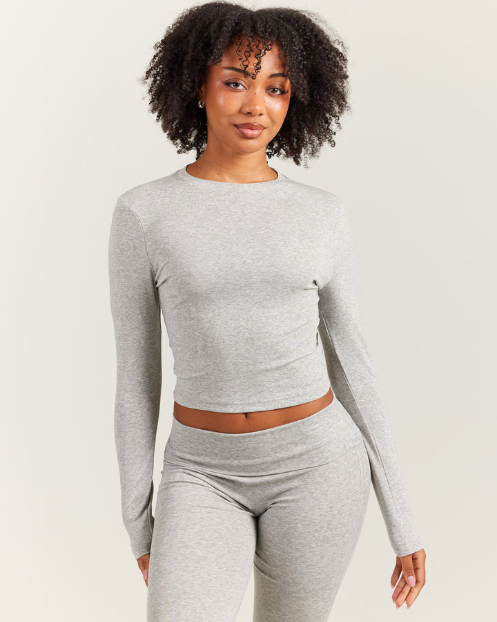 EE Lounge Long Sleeve - Heather Grey