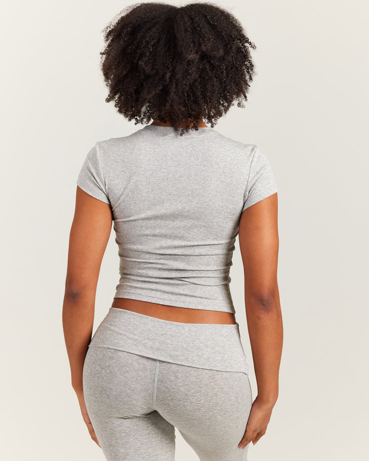 EE Lounge Tee - Heather Grey