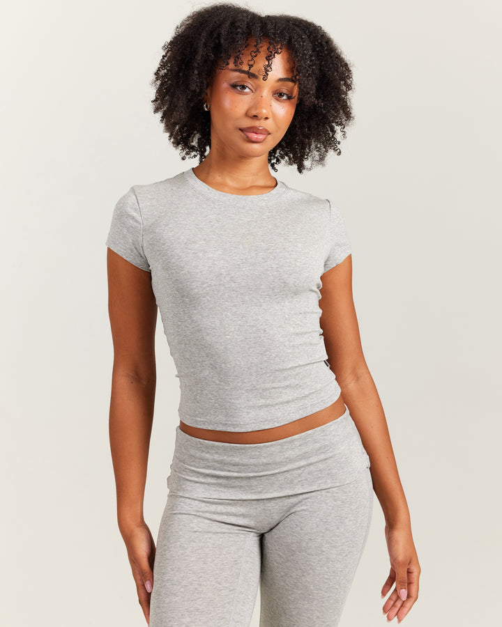 EE Lounge Tee - Heather Grey