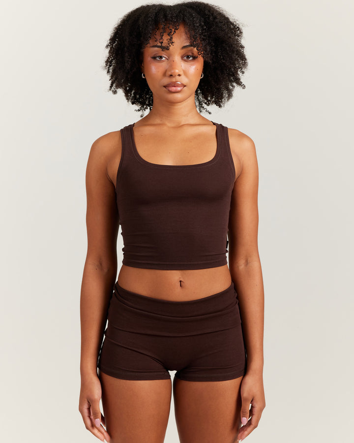 EE Lounge Singlet - Espresso