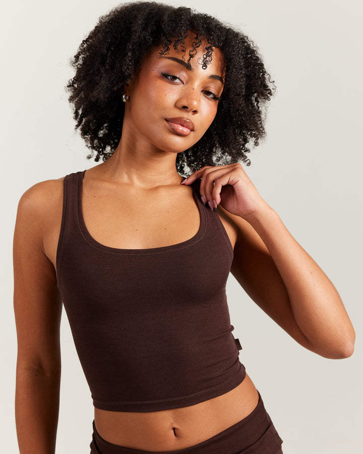 EE Lounge Singlet - Espresso