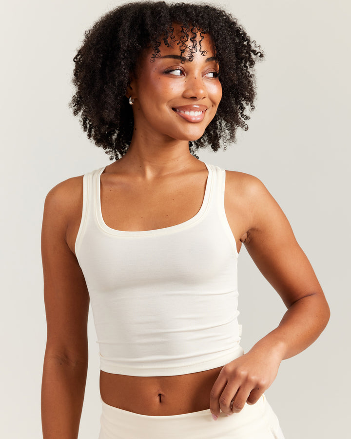 EE Lounge Singlet - Vanilla