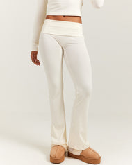 EE Lounge Fold Over Flares - Vanilla
