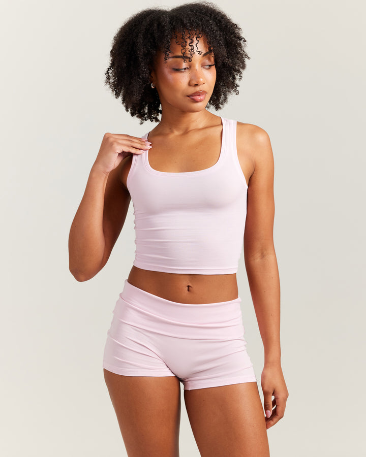 EE Lounge Singlet - Baby Pink